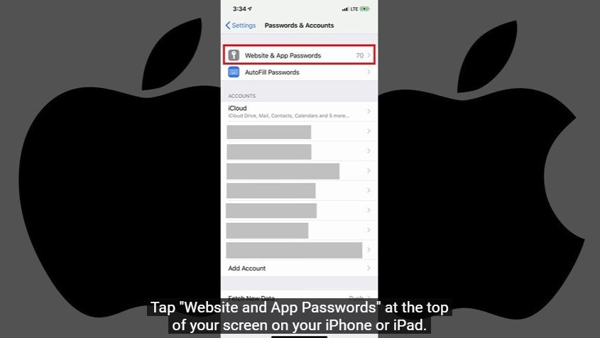 Where Are My Passwords Stored On My iPhone