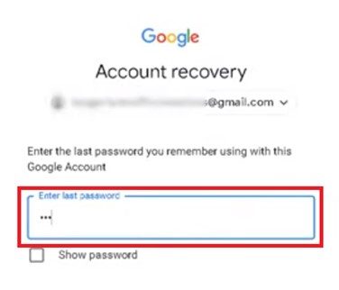 go to the Official Google recovery page and input the email address you'd like to restore