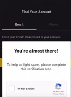 Tick the box to verify you are not a robot