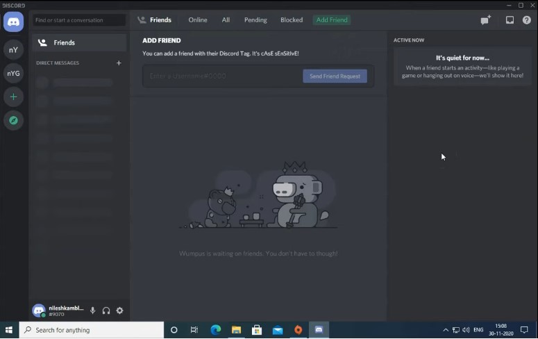 Discord Stream Not Working