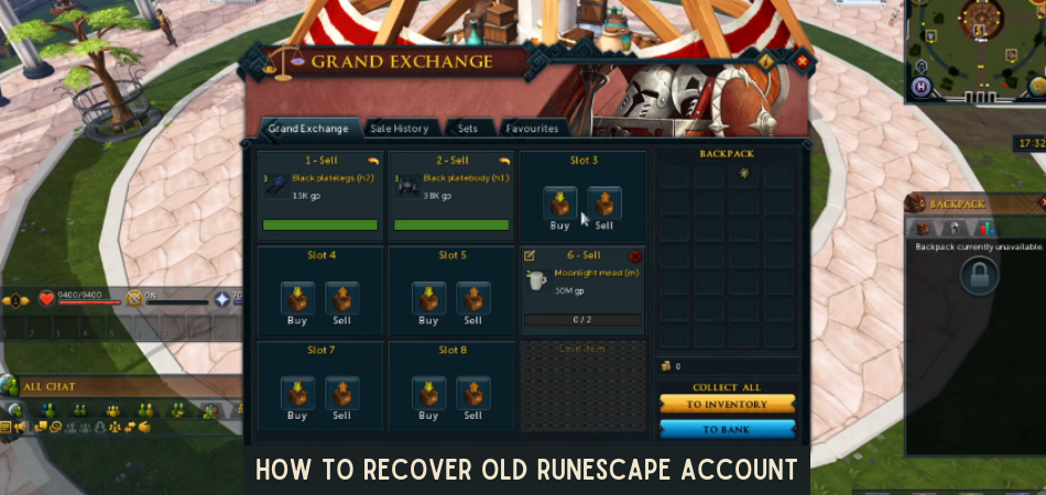 How to Recover Old Runescape Account?