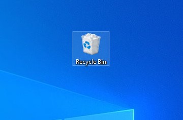 Open the recyclable bin