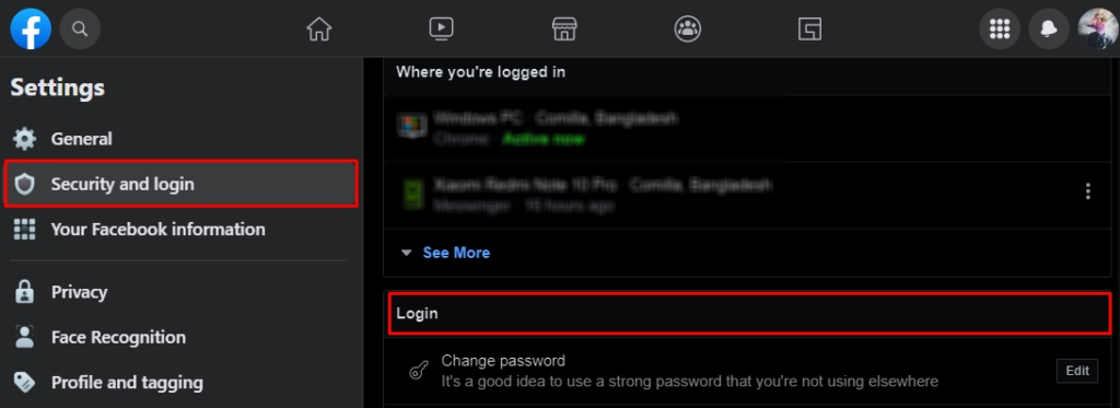 Security and login
