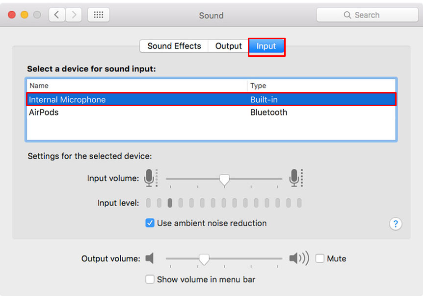 Sound Setting On Mac