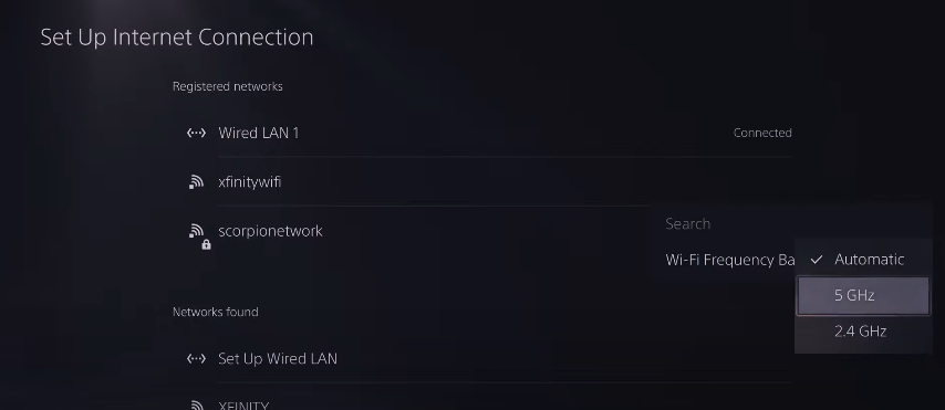 Wi-Fi frequency bands