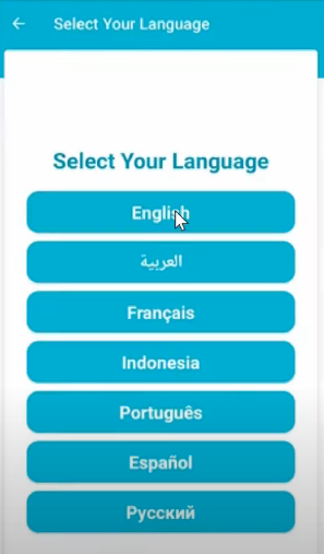 choose your preferred language