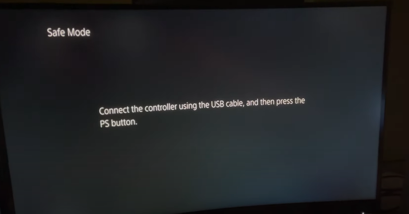 connect the controller through a USB cable